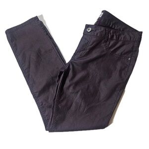 Mudd Pants Teens 13 Purple Ankle Skinny Coated Slim Stretch‎ Pockets Zip